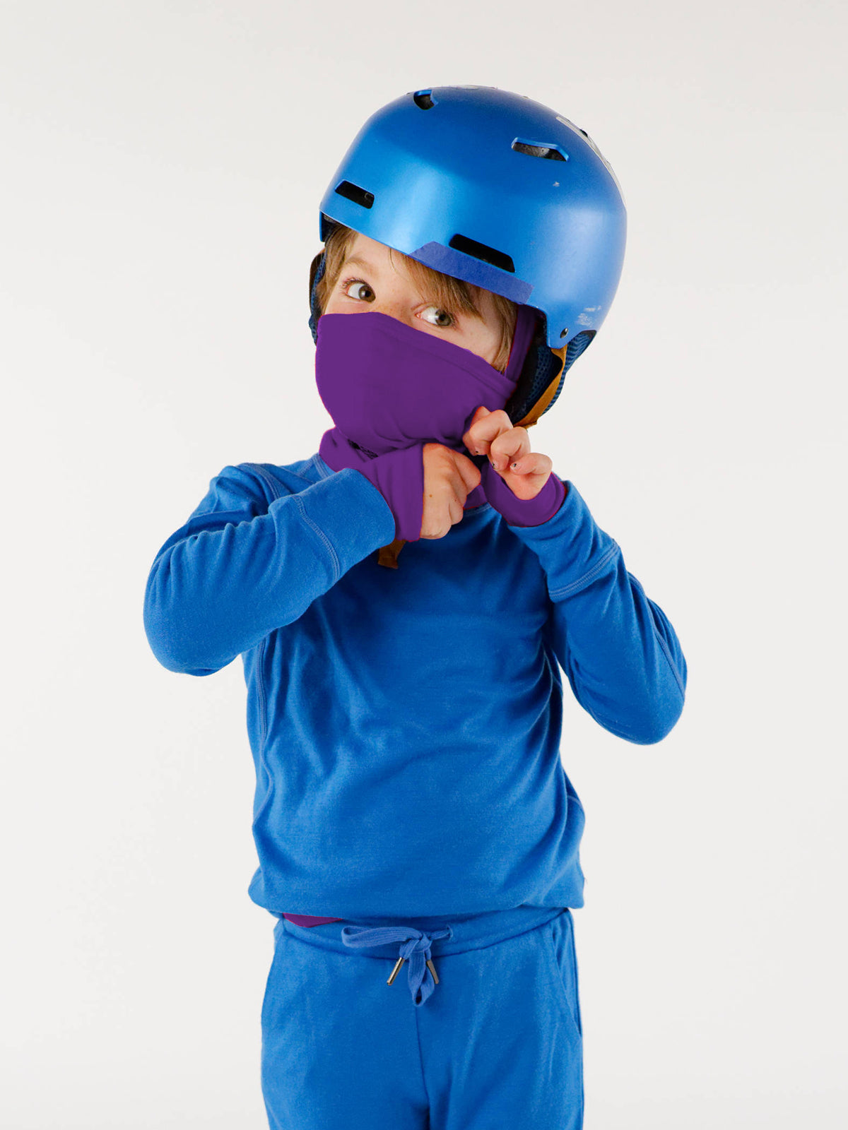 Merino Balaclava with Ponytail Hole – All Ages