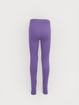 Iksplor kids purple merino wool base layer leggings for cold weather activities #color_lilac
