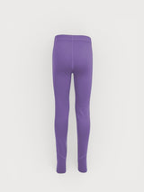 Iksplor kids purple merino wool base layer leggings for cold weather activities #color_lilac